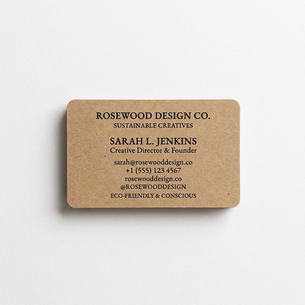 Kraft Business Cards